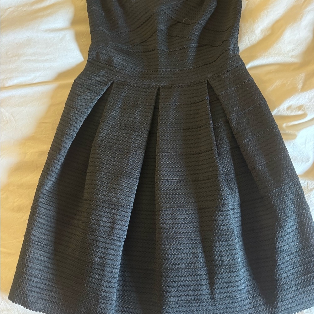 Express Strapless Black Dress